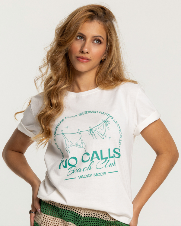 T-Shirt No Calls Beach Club