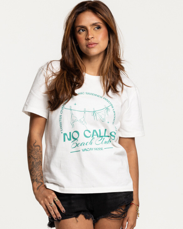 T-Shirt No Calls Beach Club